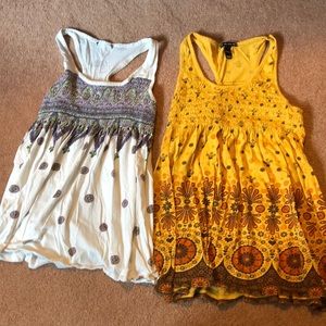 2 Boho Tank Tops